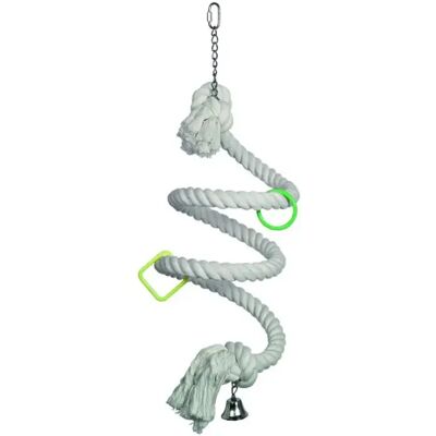 Jouet de cage pour oiseaux Nobby Pet Schaukel Spirale Blanc - Publicité Jouet de cage pour oiseaux Nobby Pet Schaukel Spirale Blanc - Publicité