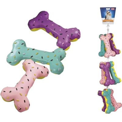 Jouet pour chien Nobby Pet Latex Knochen Dessert (x9) Multicolore - Publicité Jouet pour chien Nobby Pet Latex Knochen Dessert (x9) Multicolore - Publicité