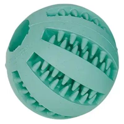 Balle en caoutchouc pour chien Nobby Pet Dental Line Turquoise - Publicité Balle en caoutchouc pour chien Nobby Pet Dental Line Turquoise - Publicité