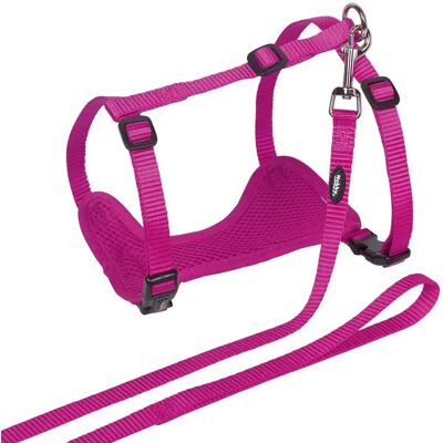 Harnais et laisse pour chat Nobby Pet Mesh Rouge - Publicité Harnais et laisse pour chat Nobby Pet Mesh Rouge - Publicité