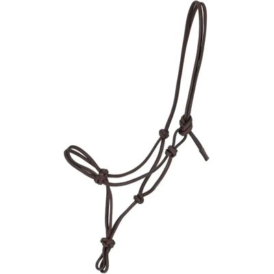 Licol pour cheval corde au cou QHP Liberta Marron - Publicité Licol pour cheval corde au cou QHP Liberta Marron - Publicité