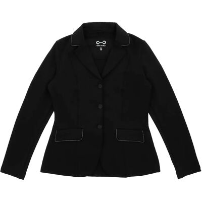 Veste de concours enfant Riding World Floride Noir - Publicité Veste de concours enfant Riding World Floride Noir - Publicité
