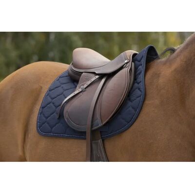 Tapis de selle pour cheval Riding World Rope Bleu - Publicité Tapis de selle pour cheval Riding World Rope Bleu - Publicité
