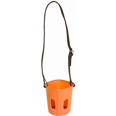 Muselière pour cheval en plastique avec têtiere Tattini Marron - Publicité Muselière pour cheval en plastique avec têtiere Tattini Marron - Publicité