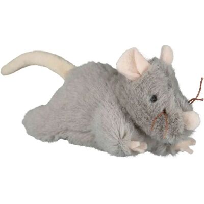 Jouet peluche pour chat souris avec puce Trixie Gris - Publicité Jouet peluche pour chat souris avec puce Trixie Gris - Publicité