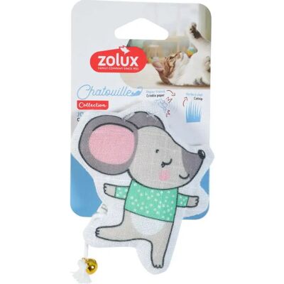 Jouet pour chat souris en grelot pois Zolux Gris - Publicité Jouet pour chat souris en grelot pois Zolux Gris - Publicité