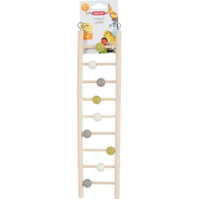 Échelle pour Oiseaux Zolux - Bois Naturel à 9 Gradins - Accessoire pour Cage - Publicité Échelle pour Oiseaux Zolux - Bois Naturel à 9 Gradins - Accessoire pour Cage - Publicité