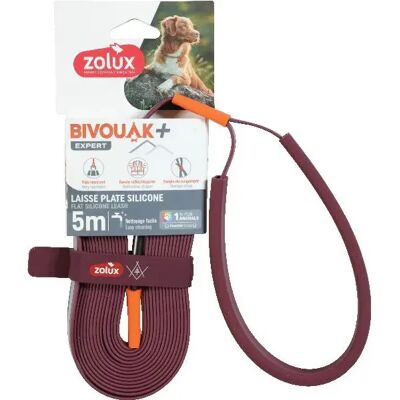 Ligne de Sommeil Zolux Bivouak en Silicone Rouge - Laisse - Publicité Ligne de Sommeil Zolux Bivouak en Silicone Rouge - Laisse - Publicité