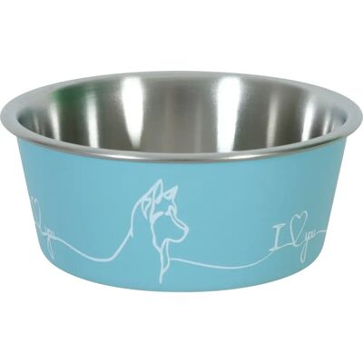 Zolux Love Dog Bol anti-dérapant bleu 1700 ml - Publicité Zolux Love Dog Bol anti-dérapant bleu 1700 ml - Publicité