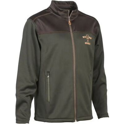 Veste PERCUSSION Wild Boar Republic Vert - Publicité Veste PERCUSSION Wild Boar Republic Vert - Publicité