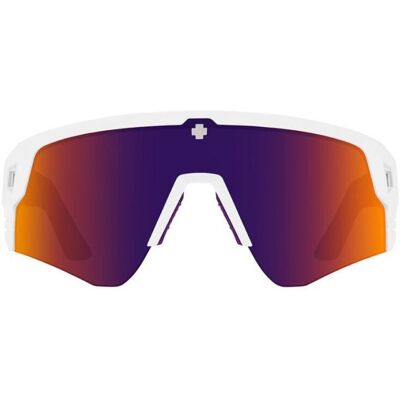 Lunettes de soleil SPY Monolith (Matte White Teal - Happy Gray Green Dark Purple Mirror) Unisexe TU - Publicité Lunettes de soleil SPY Monolith (Matte White Teal - Happy Gray Green Dark Purple Mirror) Unisexe TU - Publicité