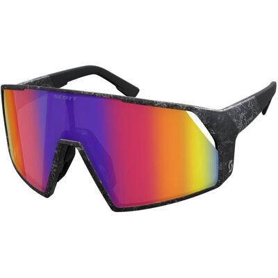 Lunette de vélo SCOTT Sunglasses Pro Shield (black/swish purple) teal chrome - Publicité Lunette de vélo SCOTT Sunglasses Pro Shield (black/swish purple) teal chrome - Publicité