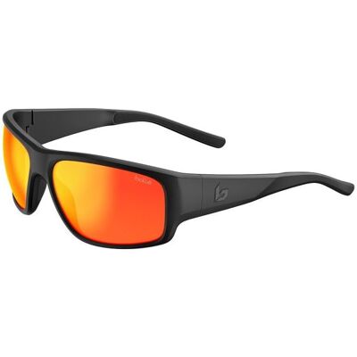 Lunettes de soleil BOLLé SFINX (Full Black Matte - Sunrise) cat 3 L - Publicité Lunettes de soleil BOLLé SFINX (Full Black Matte - Sunrise) cat 3 L - Publicité
