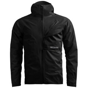 Veste imperméable ORTOVOX TRACE 2.5L JACKET M (black raven) Homme XL - Publicité Veste imperméable ORTOVOX TRACE 2.5L JACKET M (black raven) Homme XL - Publicité