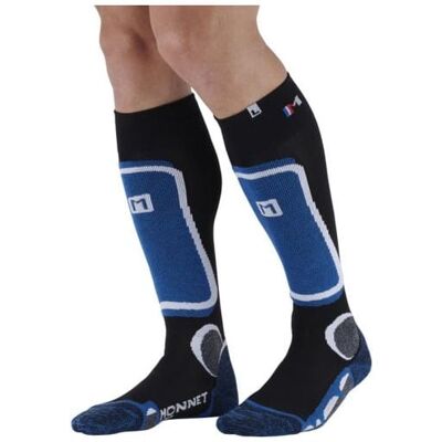 Chaussettes ski MONNET BACKSIDE+ (BLEU) 41-42 - Publicité Chaussettes ski MONNET BACKSIDE+ (BLEU) 41-42 - Publicité