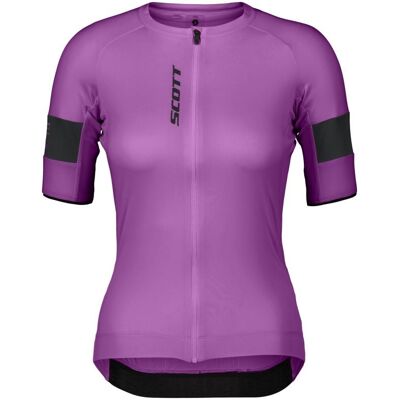Maillot de vélo SCOTT Jersey W's Endurance Pro SS (liquid purple/black) Femme S - Publicité Maillot de vélo SCOTT Jersey W's Endurance Pro SS (liquid purple/black) Femme S - Publicité