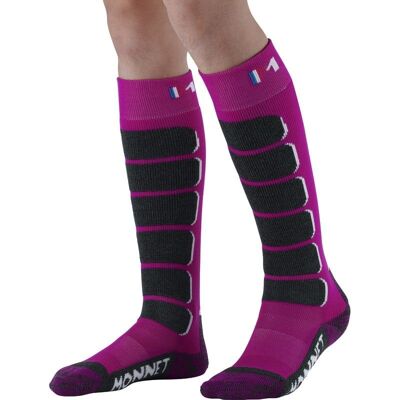 Chaussettes ski Monnet Snow Park (Rose) enfant 35-36 - Publicité Chaussettes ski Monnet Snow Park (Rose) enfant 35-36 - Publicité