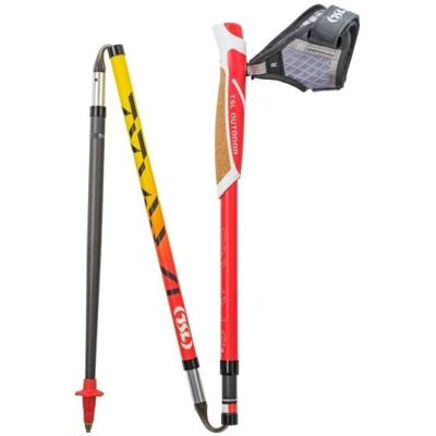 TSL - Trail Carbon 4 Cork - 110 cm - Fire Orange - Trekking Pole - Publicité TSL - Trail Carbon 4 Cork - 110 cm - Fire Orange - Trekking Pole - Publicité