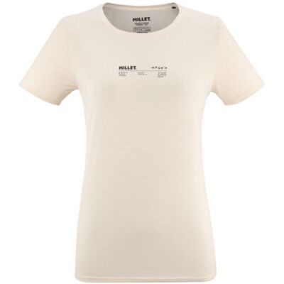 Tee-shirt de trail MILLET INT ESS TS SS W (VANILLA CREAM) Femme L - Publicité Tee-shirt de trail MILLET INT ESS TS SS W (VANILLA CREAM) Femme L - Publicité
