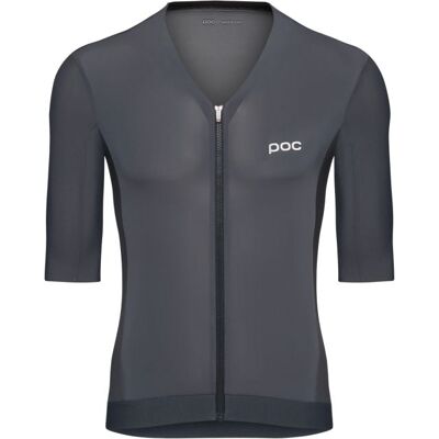Maillot de vélo POC M's Raceday S/S Jersey (Sylvanite Grey) Homme L - Publicité Maillot de vélo POC M's Raceday S/S Jersey (Sylvanite Grey) Homme L - Publicité