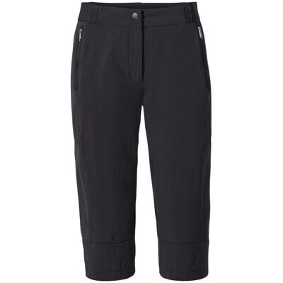 Pantacourt VAUDE Women's Farley Stretch Capri III (black) Femme 50 - Publicité Pantacourt VAUDE Women's Farley Stretch Capri III (black) Femme 50 - Publicité