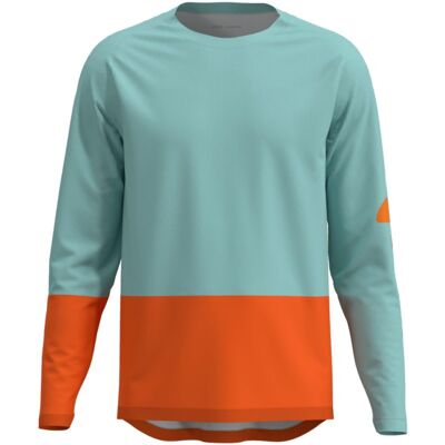 T-shirt VTT POC M's Motion Air L/S Jersey (Lazurite Blue/Carnelian Orange) MED - Publicité T-shirt VTT POC M's Motion Air L/S Jersey (Lazurite Blue/Carnelian Orange) MED - Publicité