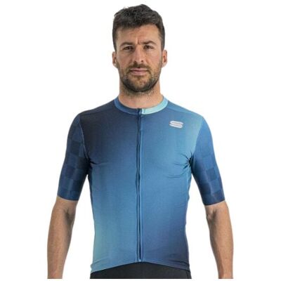 Maillot de vélo Sportful Rocket Jersey (BERRY BLUE JUNIPER BLUE GALAXY) homme M - Publicité Maillot de vélo Sportful Rocket Jersey (BERRY BLUE JUNIPER BLUE GALAXY) homme M - Publicité