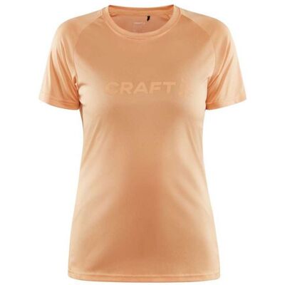 T-shirt trail running CRAFT Core Essence Logo Tee W (PEACH) femme XXL - Publicité T-shirt trail running CRAFT Core Essence Logo Tee W (PEACH) femme XXL - Publicité