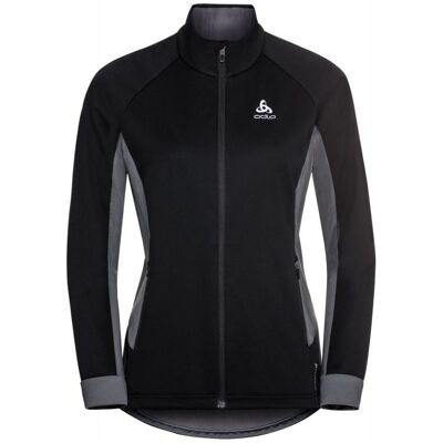 Veste ski de fond ODLO Jacket BRENSHOLMEN (black - new odlo graphite grey) Femme L - Publicité Veste ski de fond ODLO Jacket BRENSHOLMEN (black - new odlo graphite grey) Femme L - Publicité