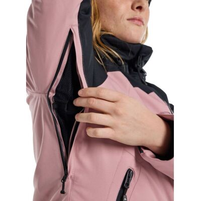 Veste Burton Lelah (True Black/Powder Blush) femme L - Publicité Veste Burton Lelah (True Black/Powder Blush) femme L - Publicité