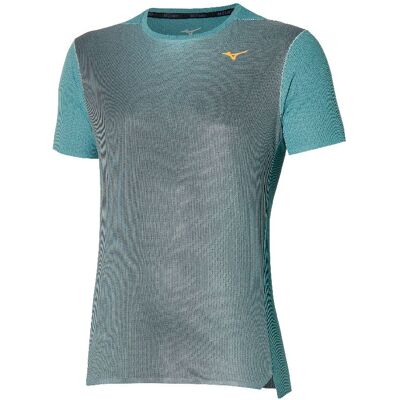 T-Shirt de trail/running MIZUNO Premium Aero Tee (Lead) Homme XL - Publicité T-Shirt de trail/running MIZUNO Premium Aero Tee (Lead) Homme XL - Publicité