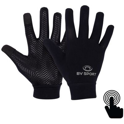 Gants tactiles BV SPORT GANTS LIGHT RUN "REFLECT" (NOIR) T1 - Publicité Gants tactiles BV SPORT GANTS LIGHT RUN "REFLECT" (NOIR) T1 - Publicité