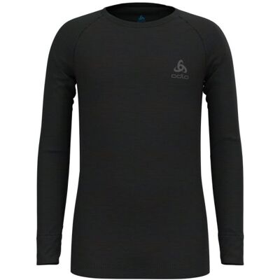 Sous-vêtement technique ODLO BL TOP crew neck l/s - MERINO 200 (black) enfant 128 - Publicité Sous-vêtement technique ODLO BL TOP crew neck l/s - MERINO 200 (black) enfant 128 - Publicité