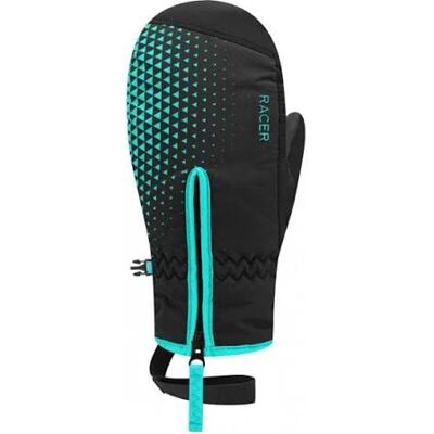 Moufles ski RACER (Black Turquoise) Enfant 10 ANS - Publicité Moufles ski RACER (Black Turquoise) Enfant 10 ANS - Publicité