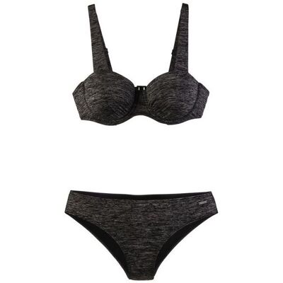 Bikini Protest ISSAY 18 BCUP (True Black) femme L/40 - Publicité Bikini Protest ISSAY 18 BCUP (True Black) femme L/40 - Publicité