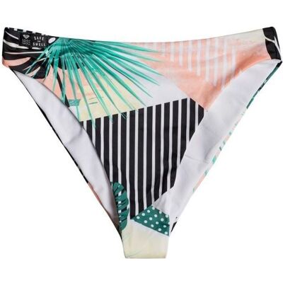 Bas bikini Pop Surf Reg High Leg Bottom Roxy (True Black Crazy Vic) XS - Publicité Bas bikini Pop Surf Reg High Leg Bottom Roxy (True Black Crazy Vic) XS - Publicité