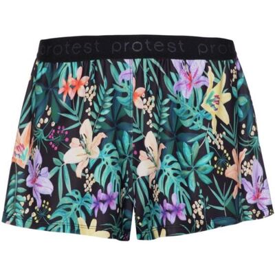Short de Maillot de bain Protest Prtrecife Beachshort (True Black) Femme S/36 - Publicité Short de Maillot de bain Protest Prtrecife Beachshort (True Black) Femme S/36 - Publicité