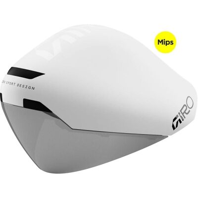 Giro Bike Casque de vélo chrono GIRO AEROHEAD MIPS II (MATTE WHITE) M 55-59 - Publicité Giro Bike Casque de vélo chrono GIRO AEROHEAD MIPS II (MATTE WHITE) M 55-59 - Publicité