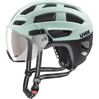 Casque de vélo urbain UVEX Finale VISOR (jade-black matt) 52-57 - Publicité Casque de vélo urbain UVEX Finale VISOR (jade-black matt) 52-57 - Publicité