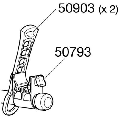Support d'Attache-Cadre THULE pour Porte-Vélos HANGON XPRESS CLIPON 50793 TU - Publicité Support d'Attache-Cadre THULE pour Porte-Vélos HANGON XPRESS CLIPON 50793 TU - Publicité