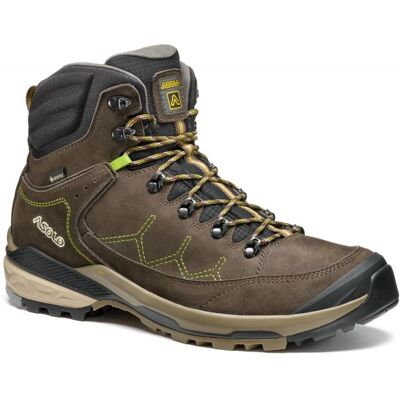 Asolo Falcon Evo NBK GV MM Homme - Chaussures de randonnée - marron foncé-lime - Publicité Asolo Falcon Evo NBK GV MM Homme - Chaussures de randonnée - marron foncé-lime - Publicité