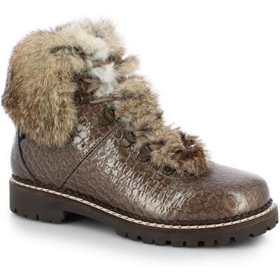 Chaussure hiver Kimberfeel Astana (Croco Marron) Femme 36 - Publicité Chaussure hiver Kimberfeel Astana (Croco Marron) Femme 36 - Publicité