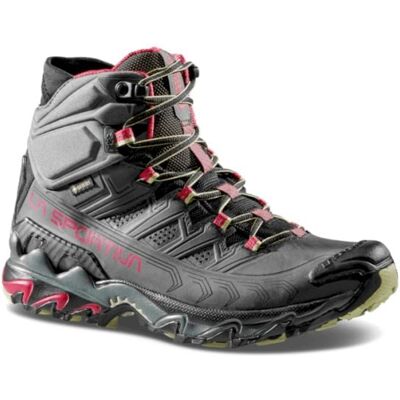 Chaussure randonnée La Sportiva Ultra Raptor II Mid Leather GTX (Charcoal/cerise) Femme 38,5 - Publicité Chaussure randonnée La Sportiva Ultra Raptor II Mid Leather GTX (Charcoal/cerise) Femme 38,5 - Publicité