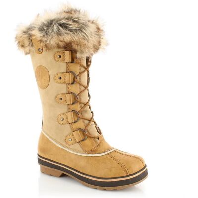 Bottes après-ski Kimberfeel Beverly (Miel) femme 38 - Publicité Bottes après-ski Kimberfeel Beverly (Miel) femme 38 - Publicité