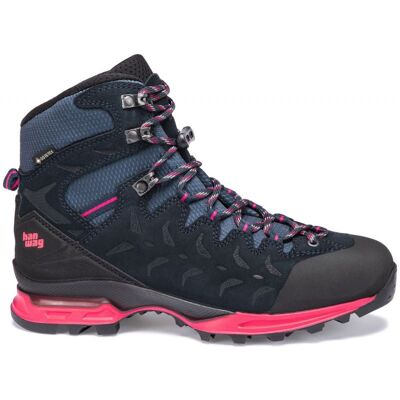 Hanwag Makra Trek Gtx Damen Navy Pink - Chaussures de randonnée - Publicité Hanwag Makra Trek Gtx Damen Navy Pink - Chaussures de randonnée - Publicité