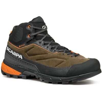 Scarpa Rapid XT Mid GTX - Chaussures de randonnée imperméables - Vert/Orange - Publicité Scarpa Rapid XT Mid GTX - Chaussures de randonnée imperméables - Vert/Orange - Publicité