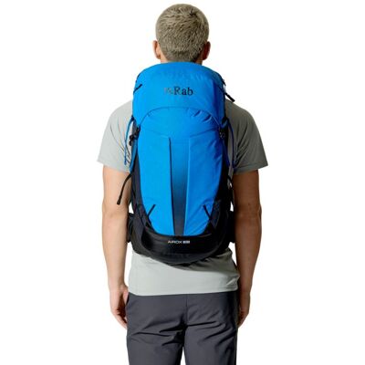 Sac à dos randonnée RAB Airox 30L (Maya Blue/Black) MLG - Publicité Sac à dos randonnée RAB Airox 30L (Maya Blue/Black) MLG - Publicité