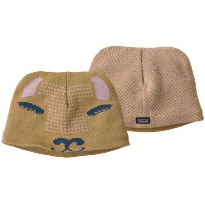Bonnet réversible PATAGONIA Baby Animal Friends Beanie (Guanaco: Dark Camel) bébé 24M - Publicité Bonnet réversible PATAGONIA Baby Animal Friends Beanie (Guanaco: Dark Camel) bébé 24M - Publicité