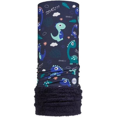 Cache cou CAIRN MALAWI POLAR PLUSH JUNIOR (BLUE DINO) enfant TU - Publicité Cache cou CAIRN MALAWI POLAR PLUSH JUNIOR (BLUE DINO) enfant TU - Publicité