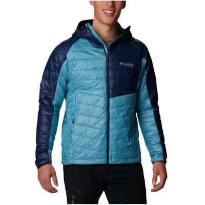 Doudoune à capuche Columbia Platinum Peak (Blue) homme S - Publicité Doudoune à capuche Columbia Platinum Peak (Blue) homme S - Publicité